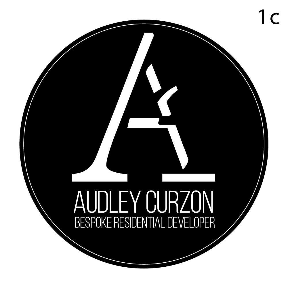 a box mockup with Audley Curzon Logo